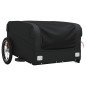 vidaXL Fahrradanhänger Schwarz 45 kg Eisen vidaXL Fahrradanhänger Schwarz 45 kg Eisen