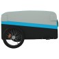 vidaXL Fahrradanhänger Schwarz und Blau 45 kg Eisen vidaXL Fahrradanhänger Schwarz und Blau 45 kg Eisen