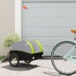 vidaXL Fahrradanhänger Schwarz und Grün 30 kg Eisen vidaXL Fahrradanhänger Schwarz und Grün 30 kg Eisen