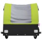 vidaXL Fahrradanhänger Schwarz und Grün 30 kg Eisen vidaXL Fahrradanhänger Schwarz und Grün 30 kg Eisen