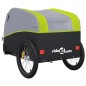 vidaXL Fahrradanhänger Schwarz und Grün 30 kg Eisen vidaXL Fahrradanhänger Schwarz und Grün 30 kg Eisen