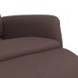 vidaXL Relaxsessel mit Fußteil Braun Kunstleder vidaXL Relaxsessel mit Fußteil Braun Kunstleder