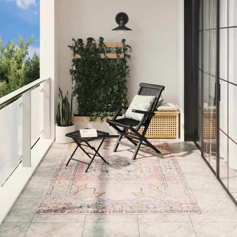 vidaXL Teppich ARBIZU Indoor und Outdoor Vintage-Design 160x230 cm vidaXL Teppich ARBIZU Indoor und Outdoor Vintage-Design 160x230 cm
