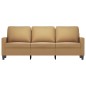 vidaXL 3-Sitzer-Sofa Braun 180 cm Samt vidaXL 3-Sitzer-Sofa Braun 180 cm Samt