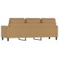 vidaXL 3-Sitzer-Sofa Braun 180 cm Samt vidaXL 3-Sitzer-Sofa Braun 180 cm Samt