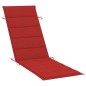 vidaXL Sonnenliege mit Tisch und Auflage Massivholz Akazie vidaXL Sonnenliege mit Tisch und Auflage Massivholz Akazie