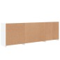 vidaXL Sideboard mit LED-Leuchten Weiß 202x37x67 cm vidaXL Sideboard mit LED-Leuchten Weiß 202x37x67 cm