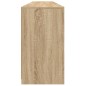 vidaXL Sideboard mit LED-Leuchten Sonoma-Eiche 202x37x67 cm vidaXL Sideboard mit LED-Leuchten Sonoma-Eiche 202x37x67 cm