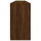 vidaXL Sideboard mit LED-Leuchten Braun Eichen-Optik 202x37x67 cm vidaXL Sideboard mit LED-Leuchten Braun Eichen-Optik 202x37x67 cm