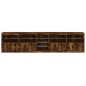 vidaXL Sideboard mit LED-Leuchten Räuchereiche 283x37x67 cm vidaXL Sideboard mit LED-Leuchten Räuchereiche 283x37x67 cm