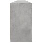 vidaXL Sideboard mit LED-Leuchten Betongrau 283x37x67 cm vidaXL Sideboard mit LED-Leuchten Betongrau 283x37x67 cm