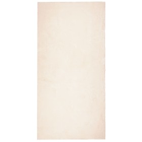 vidaXL Teppich HUARTE Kurzflor Weich und Waschbar Beige 100x200 cm