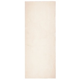 vidaXL Teppich HUARTE Kurzflor Weich und Waschbar Beige 80x200 cm