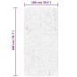 vidaXL Teppich HUARTE Kurzflor Weich und Waschbar Creme 100x200 cm vidaXL Teppich HUARTE Kurzflor Weich und Waschbar Creme 100x200 cm