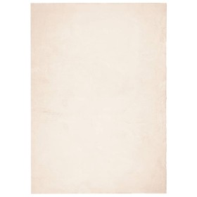 vidaXL Teppich HUARTE Kurzflor Weich und Waschbar Beige 140x200 cm