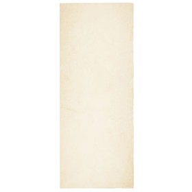vidaXL Teppich HUARTE Kurzflor Weich und Waschbar Creme 80x200 cm