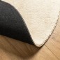 vidaXL Teppich HUARTE Kurzflor Weich und Waschbar Creme Ø 120 cm vidaXL Teppich HUARTE Kurzflor Weich und Waschbar Creme Ø 120 cm