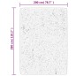 vidaXL Teppich HUARTE Kurzflor Weich und Waschbar Creme 200x280 cm vidaXL Teppich HUARTE Kurzflor Weich und Waschbar Creme 200x280 cm
