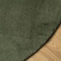vidaXL Teppich HUARTE Kurzflor Weich und Waschbar Waldgrün Ø 100 cm vidaXL Teppich HUARTE Kurzflor Weich und Waschbar Waldgrün Ø 100 cm
