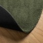 vidaXL Teppich HUARTE Kurzflor Weich und Waschbar Waldgrün Ø 100 cm vidaXL Teppich HUARTE Kurzflor Weich und Waschbar Waldgrün Ø 100 cm