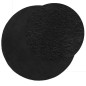 vidaXL Teppich HUARTE Kurzflor Weich und Waschbar Schwarz Ø 160 cm vidaXL Teppich HUARTE Kurzflor Weich und Waschbar Schwarz Ø 160 cm