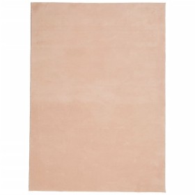 vidaXL Teppich HUARTE Kurzflor Weich und Waschbar Blassrosa 240x340 cm