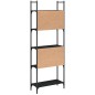 vidaXL Bücherregal 5 Böden Schwarz 60,5x24x166,5 cm Holzwerkstoff vidaXL Bücherregal 5 Böden Schwarz 60,5x24x166,5 cm Holzwerkstoff