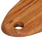 vidaXL Schneidebrett 50x25x2,5 cm Massivholz Akazie vidaXL Schneidebrett 50x25x2,5 cm Massivholz Akazie