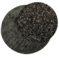 vidaXL Teppich ISTAN Hochflor Glänzend Anthrazit Ø 200 cm vidaXL Teppich ISTAN Hochflor Glänzend Anthrazit Ø 200 cm