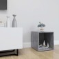 vidaXL TV-Schrank Betongrau 37x35x37 cm Holzwerkstoff vidaXL TV-Schrank Betongrau 37x35x37 cm Holzwerkstoff
