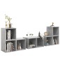 vidaXL 6-tlg. TV-Schrank-Set Betongrau Holzwerkstoff vidaXL 6-tlg. TV-Schrank-Set Betongrau Holzwerkstoff