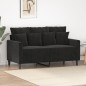 vidaXL 2-Sitzer-Sofa Schwarz 120 cm Samt vidaXL 2-Sitzer-Sofa Schwarz 120 cm Samt