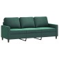 vidaXL 3-Sitzer-Sofa Dunkelgrün 180 cm Samt vidaXL 3-Sitzer-Sofa Dunkelgrün 180 cm Samt