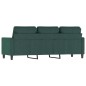 vidaXL 3-Sitzer-Sofa Dunkelgrün 180 cm Samt vidaXL 3-Sitzer-Sofa Dunkelgrün 180 cm Samt