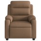 vidaXL Massagesessel Braun Stoff vidaXL Massagesessel Braun Stoff