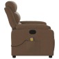 vidaXL Massagesessel Braun Stoff vidaXL Massagesessel Braun Stoff