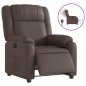 vidaXL Elektrischer Relaxsessel Braun Kunstleder vidaXL Elektrischer Relaxsessel Braun Kunstleder