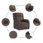 vidaXL Elektrischer Relaxsessel Braun Kunstleder vidaXL Elektrischer Relaxsessel Braun Kunstleder
