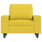 vidaXL Sessel Hellgelb 60 cm Stoff vidaXL Sessel Hellgelb 60 cm Stoff