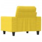 vidaXL Sessel Hellgelb 60 cm Stoff vidaXL Sessel Hellgelb 60 cm Stoff