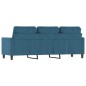 vidaXL 3-Sitzer-Sofa Blau 180 cm Samt vidaXL 3-Sitzer-Sofa Blau 180 cm Samt