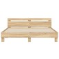 vidaXL Bettgestell mit Kopfteil Sonoma-Eiche 200x200 cm Holzwerkstoff vidaXL Bettgestell mit Kopfteil Sonoma-Eiche 200x200 cm Holzwerkstoff