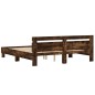 vidaXL Bettgestell mit Kopfteil Räuchereiche 200x200 cm Holzwerkstoff vidaXL Bettgestell mit Kopfteil Räuchereiche 200x200 cm Holzwerkstoff