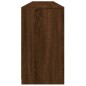 vidaXL Sideboard mit LED-Leuchten Braun Eichen-Optik 181,5x37x67 cm vidaXL Sideboard mit LED-Leuchten Braun Eichen-Optik 181,5x37x67 cm