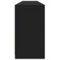 vidaXL Sideboard mit LED-Leuchten Schwarz 181,5x37x67 cm vidaXL Sideboard mit LED-Leuchten Schwarz 181,5x37x67 cm