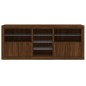 vidaXL Sideboard mit LED-Leuchten Braun Eichen-Optik 181,5x37x67 cm vidaXL Sideboard mit LED-Leuchten Braun Eichen-Optik 181,5x37x67 cm