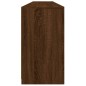 vidaXL Sideboard mit LED-Leuchten Braun Eichen-Optik 202x37x67 cm vidaXL Sideboard mit LED-Leuchten Braun Eichen-Optik 202x37x67 cm