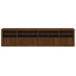 vidaXL Sideboard mit LED-Leuchten Braun Eichen-Optik 283x37x67 cm vidaXL Sideboard mit LED-Leuchten Braun Eichen-Optik 283x37x67 cm