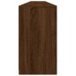 vidaXL Sideboard mit LED-Leuchten Braun Eichen-Optik 283x37x67 cm vidaXL Sideboard mit LED-Leuchten Braun Eichen-Optik 283x37x67 cm