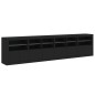 vidaXL Sideboard mit LED-Leuchten Schwarz 283x37x67 cm vidaXL Sideboard mit LED-Leuchten Schwarz 283x37x67 cm